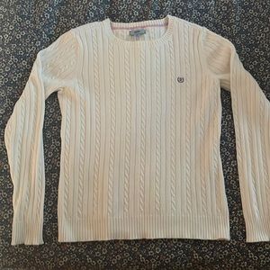 Vintage Izod cable knit sweater. Size small.